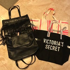 4 Victoria secret bags.